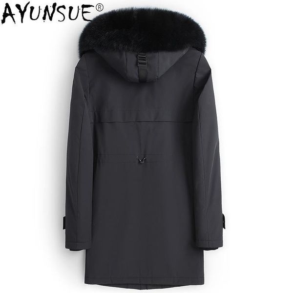 men's leather & faux akoosun men jacket real coat winter clothes mens hooded parka thick jackets silk cotton sleeves chaqueta lxr80, Black
men's leather & faux akoosun men jacket real coat winter clothes mens hooded parka thick jackets silk cotton sleeves chaqueta lxr80, Black