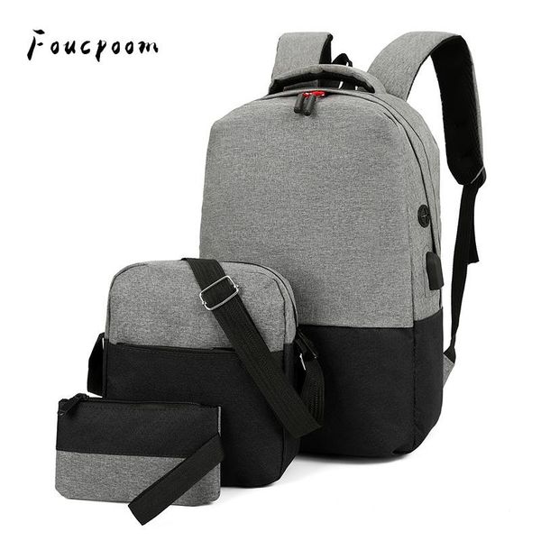 backpack set oxford cloth waterproof wear resistant fabric design school bag large capacity pure color casual book bags
backpack set oxford cloth waterproof wear resistant fabric design school bag large capacity pure color casual book bags