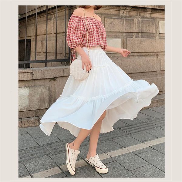 skirts spring summer two layer skirt long for women 2021 brand womens saias midi faldas fashion femme k887, Black
skirts spring summer two layer skirt long for women 2021 brand womens saias midi faldas fashion femme k887, Black