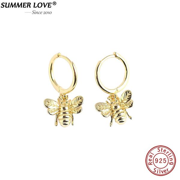 hoop & huggie summer love cute tiny bee earrings 925 sterling silver for women insect personality jewelry drop, Golden;silver
hoop & huggie summer love cute tiny bee earrings 925 sterling silver for women insect personality jewelry drop, Golden;silver