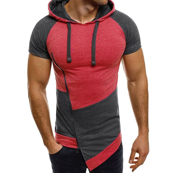 new hooded t-shirt slim fitting color rits short mouw gentlemen hiphop size 4xl, White;black
new hooded t-shirt slim fitting color rits short mouw gentlemen hiphop size 4xl, White;black