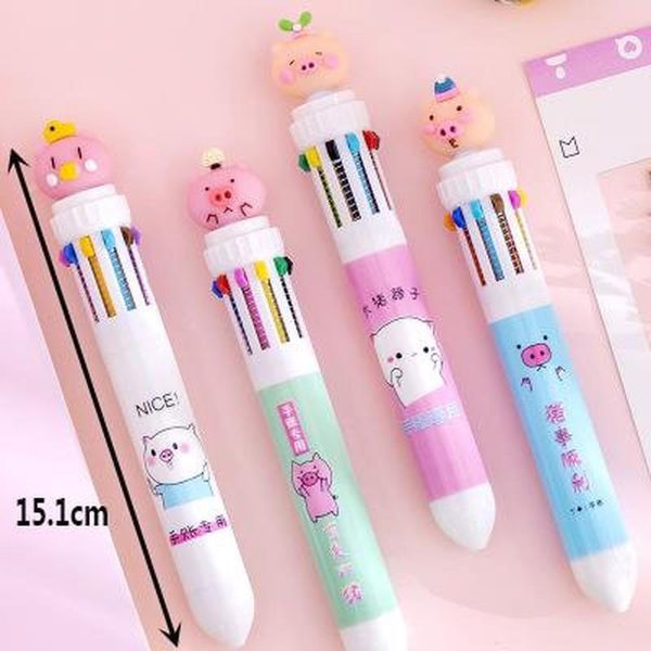 1pcs pig 10 color balpen new stationery cartoon gel student leuke pen kawaii school supplies
1pcs pig 10 color balpen new stationery cartoon gel student leuke pen kawaii school supplies
