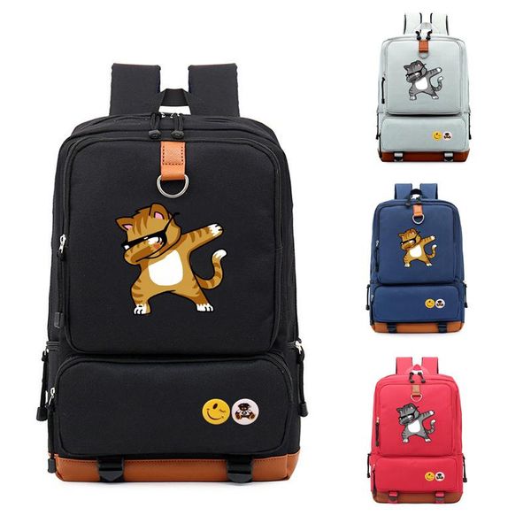 backpack cute cat funny cool hip hop dabbing men women canvas backpacks school rucksack travel daily
backpack cute cat funny cool hip hop dabbing men women canvas backpacks school rucksack travel daily