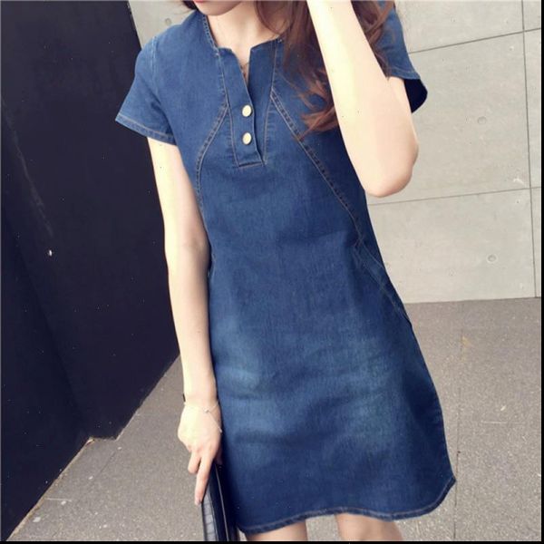 casual summer women denim dress elegant cowboy long section jeans dress plus size drop shipping good quality, Black;gray 
casual summer women denim dress elegant cowboy long section jeans dress plus size drop shipping good quality, Black;gray