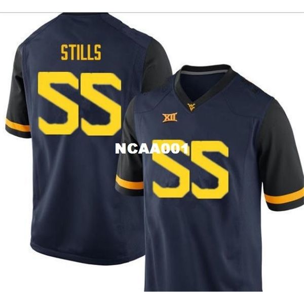 2019 new 001 west virginia mountaineers dante stills #55 real full embroidery college jersey size s-4xl or custom any name or number jersey, Black
2019 new 001 west virginia mountaineers dante stills #55 real full embroidery college jersey size s-4xl or custom any name or number jersey, Black