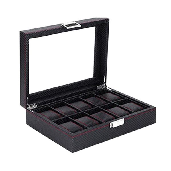 watch boxes & cases 10-bit box jewelry storage display moment black cabinet gift, Black;blue
watch boxes & cases 10-bit box jewelry storage display moment black cabinet gift, Black;blue