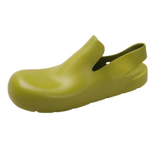 sandals summer fashion women non-slip breathable comfortable casual shoes pvc wear-resistant short soft trend rubber flats, Black