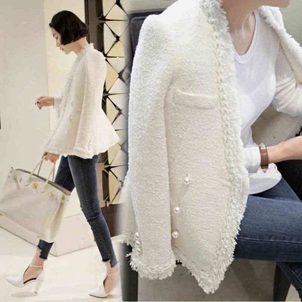 women's jackets autumn brand lady winter pearls tassels woolen coat women vintage casaco femme warm tweed elegant overco 335d, Black;brown
women's jackets autumn brand lady winter pearls tassels woolen coat women vintage casaco femme warm tweed elegant overco 335d, Black;brown