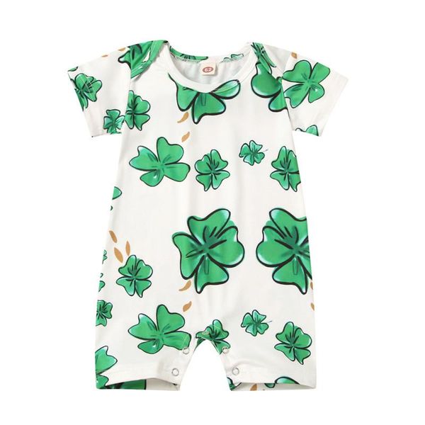 jumpsuits baby's clover print jumpsuit, toddler boy girl o-neck short sleeve romper with long pants, Blue
jumpsuits baby's clover print jumpsuit, toddler boy girl o-neck short sleeve romper with long pants, Blue