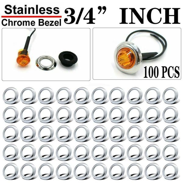 other lighting system 100pcs chrome bezel 3/4inch 304 stainless steel round waterproof high quality
other lighting system 100pcs chrome bezel 3/4inch 304 stainless steel round waterproof high quality