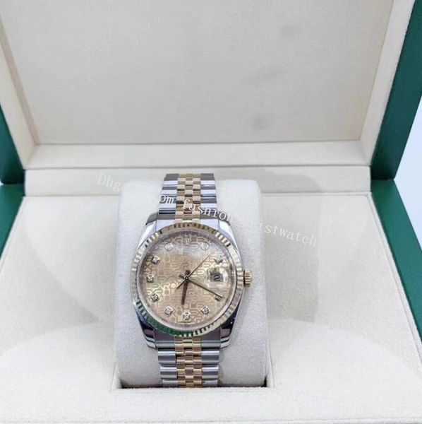 watches 116233 36mm pattern dial mechanical automatic gold diamond jubilee steel bracelet luxury wristwatches classic watch, Slivery;brown
watches 116233 36mm pattern dial mechanical automatic gold diamond jubilee steel bracelet luxury wristwatches classic watch, Slivery;brown