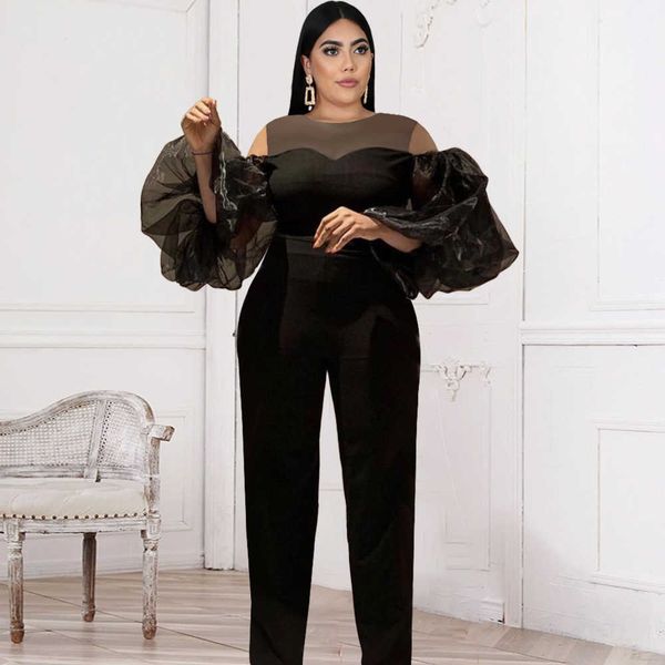 plus size party jumpsuits women bodycon long overalls 3xl black mesh patchwork puff sleeve rompers for women dropshipping 2021
plus size party jumpsuits women bodycon long overalls 3xl black mesh patchwork puff sleeve rompers for women dropshipping 2021