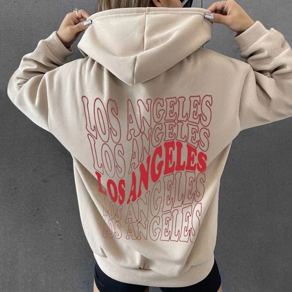 women's hoodies & sweatshirts women hoodie los angeles print harajuku long-sleeved oversized sweatshirt autumn winter casual pullover, Black
women's hoodies & sweatshirts women hoodie los angeles print harajuku long-sleeved oversized sweatshirt autumn winter casual pullover, Black
