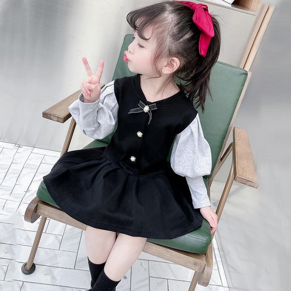 girl's dresses spring fashion children dress 2021 costomes long sleeve korean cute princess vestidos design casual for girls, Red;yellow
girl's dresses spring fashion children dress 2021 costomes long sleeve korean cute princess vestidos design casual for girls, Red;yellow