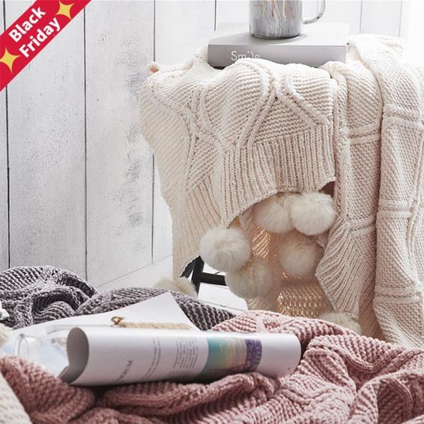 blankets soft blanket chic knitted with balls chenille crochet warm bedspread pink throw for bed sofa pompom manta decor
blankets soft blanket chic knitted with balls chenille crochet warm bedspread pink throw for bed sofa pompom manta decor