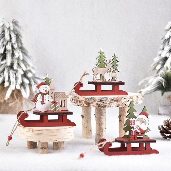 christmas decorations 1pcs assembled ornament diy handmade sleigh wooden craft xmas table year decoration tree hanging tags
christmas decorations 1pcs assembled ornament diy handmade sleigh wooden craft xmas table year decoration tree hanging tags