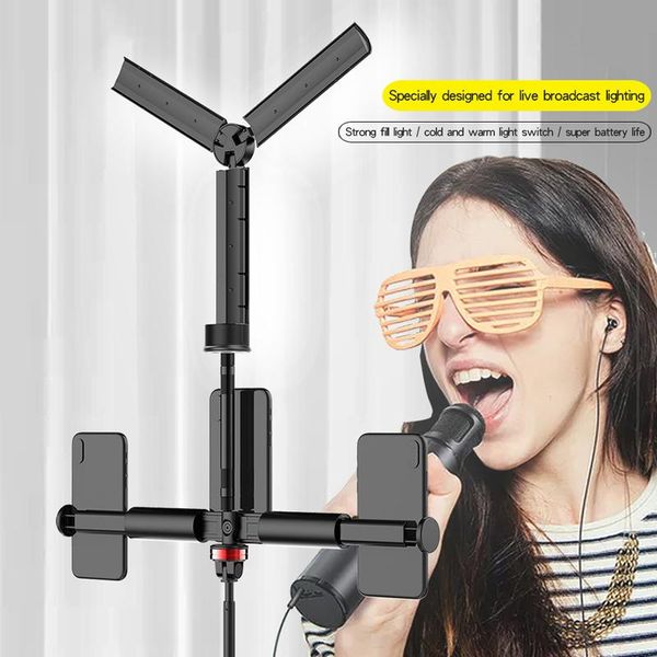three-color fill light pgraphic lighting wireless remote control pgraphy rechargeable multifunctional fold beauty lamp
three-color fill light pgraphic lighting wireless remote control pgraphy rechargeable multifunctional fold beauty lamp