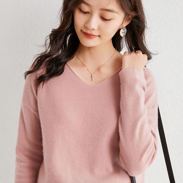 women's sweaters autumn winter cashmere sweater knitted long sleeve v-neck solid casual women slim fit basic pullovers 6colors jumpers, White;black
women's sweaters autumn winter cashmere sweater knitted long sleeve v-neck solid casual women slim fit basic pullovers 6colors jumpers, White;black