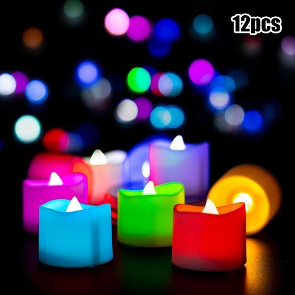 12Ã colorful flameless artificial candles led battery powered lights 7 color candle lights wedding banquet
12Ã colorful flameless artificial candles led battery powered lights 7 color candle lights wedding banquet