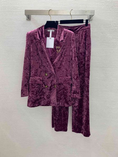2021ss brand women jacket coat pants 2 piece suit high-end velvet casual wide-leg pants silk velvet winter designer clothes womens, White
2021ss brand women jacket coat pants 2 piece suit high-end velvet casual wide-leg pants silk velvet winter designer clothes womens, White