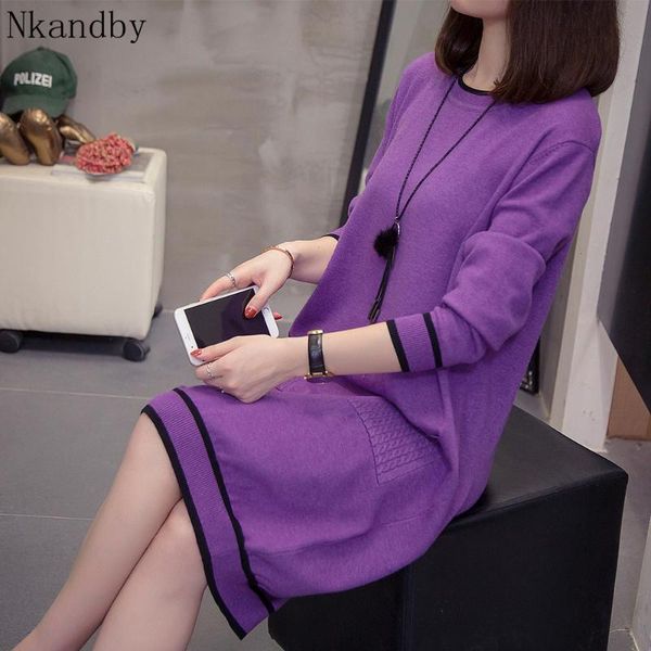 women's sweaters plus size spellcolor knit dress women autumn winter korean fashion pullovers long sweater oversize loose knitwear jump, White;black
women's sweaters plus size spellcolor knit dress women autumn winter korean fashion pullovers long sweater oversize loose knitwear jump, White;black