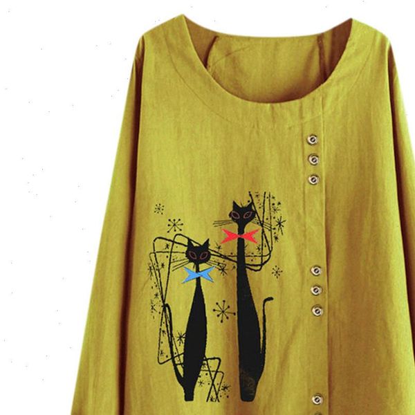 harajuku cat women shirts print womens autumn blouse casual long sleeve female o neck blusas plus size tunic 5xl, White
harajuku cat women shirts print womens autumn blouse casual long sleeve female o neck blusas plus size tunic 5xl, White