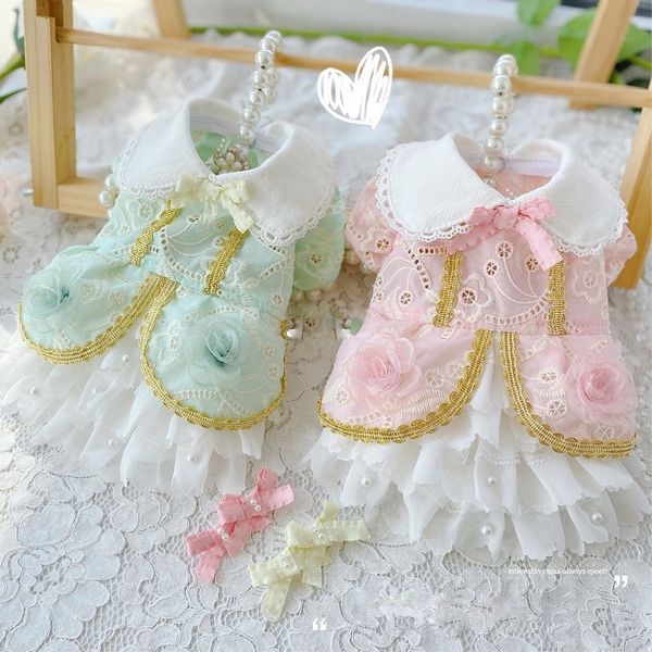 handmade dog apparel adorable pet clothes round collar 3d flower lace dress cute cat outfit 2 colors poodle maltese yorkie
handmade dog apparel adorable pet clothes round collar 3d flower lace dress cute cat outfit 2 colors poodle maltese yorkie