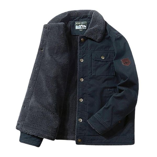 running jackets winter men's lapel jacket imitation lamb wool short padded plus velvet thickening outdoor sports loose large size tooli, Black;red
running jackets winter men's lapel jacket imitation lamb wool short padded plus velvet thickening outdoor sports loose large size tooli, Black;red