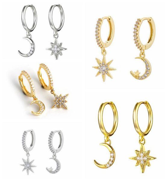 hoop & huggie 925 silver ear buckle star moon and tortoise pendant earrings for women personalized creative earring fashion charm jewelry, Golden;silver
hoop & huggie 925 silver ear buckle star moon and tortoise pendant earrings for women personalized creative earring fashion charm jewelry, Golden;silver