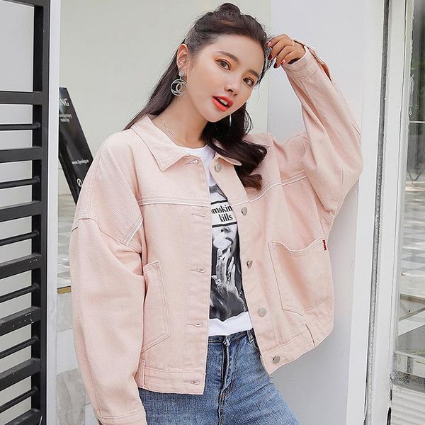 women's jackets jacket fashion 2021 autumn slim thin solid color long sleeve denim, Black;brown
women's jackets jacket fashion 2021 autumn slim thin solid color long sleeve denim, Black;brown