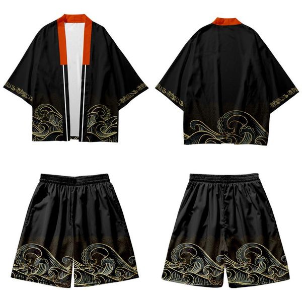 ethnic clothing traditional japanese samurai harajuku black print kimono yukata cardigan and shorts set haori fashion men cosplay asian, Red
ethnic clothing traditional japanese samurai harajuku black print kimono yukata cardigan and shorts set haori fashion men cosplay asian, Red