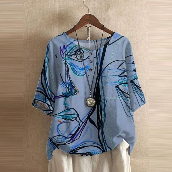 plus size t-shirt fashion floral printed women blouse shirt summer casual o neck pullover half sleeve elegant slim streetwear party shi, Black
plus size t-shirt fashion floral printed women blouse shirt summer casual o neck pullover half sleeve elegant slim streetwear party shi, Black