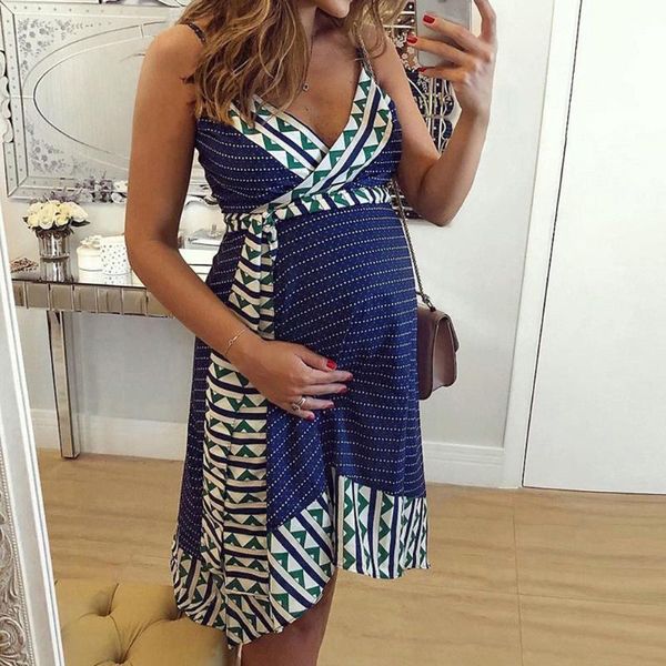 maternity dresses sleeveless v-neck dress splicing bandage fashion women's wear pregnant women allaitement vêtement ropa premama embara, White
maternity dresses sleeveless v-neck dress splicing bandage fashion women's wear pregnant women allaitement vêtement ropa premama embara, White