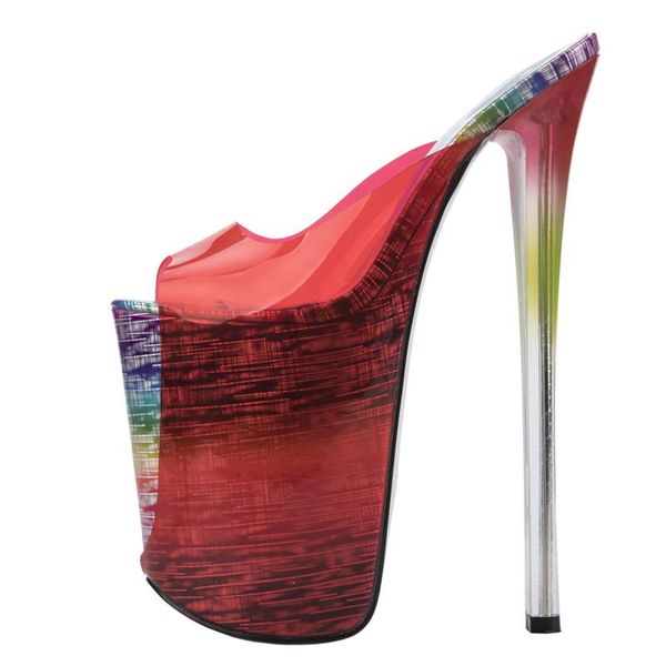 slippers 2021 summer extreme high heels platform transparent women colors designers slides luxury strippers shoes, Black
slippers 2021 summer extreme high heels platform transparent women colors designers slides luxury strippers shoes, Black