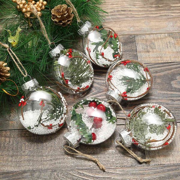 new pet transparent flat spherical interior ball christmas tree pendant decorative gift
new pet transparent flat spherical interior ball christmas tree pendant decorative gift