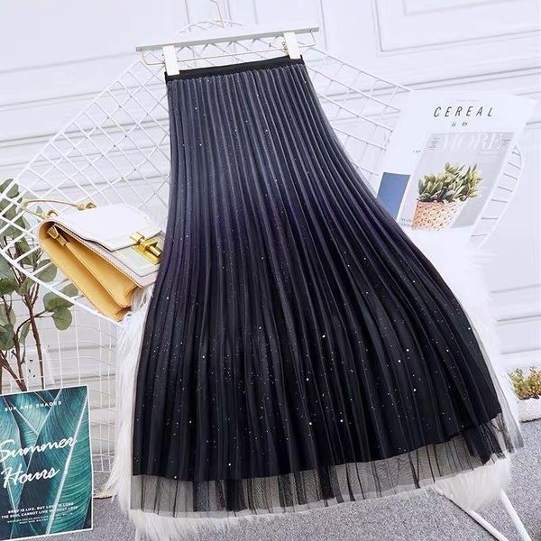 skirts double-sided wear gradient color gold velvet mesh skirt sequined for women woman mujer faldas saias mulher, Black
skirts double-sided wear gradient color gold velvet mesh skirt sequined for women woman mujer faldas saias mulher, Black