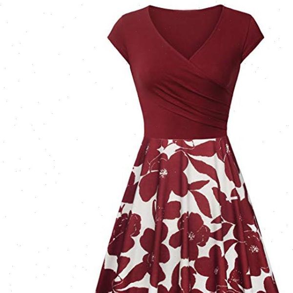womens dress summer 2021 short sleeve cross v neck casual dresses vintage elegant flared a line sundress dress female, Black;gray
womens dress summer 2021 short sleeve cross v neck casual dresses vintage elegant flared a line sundress dress female, Black;gray