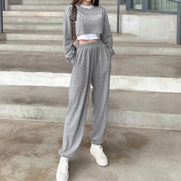 women's pants & capris nclagen 2021 spring summer female joggers loose casual harem trousers aesthetic women cotton running pantalons, Black;white
women's pants & capris nclagen 2021 spring summer female joggers loose casual harem trousers aesthetic women cotton running pantalons, Black;white
