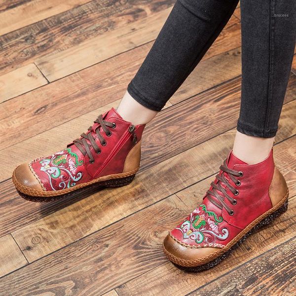 boots retro women boot autumn winter round head soft bottom leather embroidered comfortable flat flowers1, Black
boots retro women boot autumn winter round head soft bottom leather embroidered comfortable flat flowers1, Black