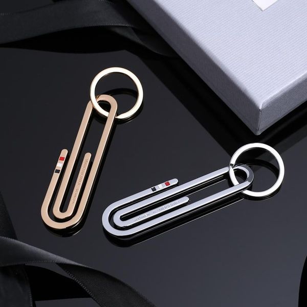 keychains fashion tb thom keychain men women metal paper clip key chain car keys accessories birthday wedding anniversary gift, Silver
keychains fashion tb thom keychain men women metal paper clip key chain car keys accessories birthday wedding anniversary gift, Silver