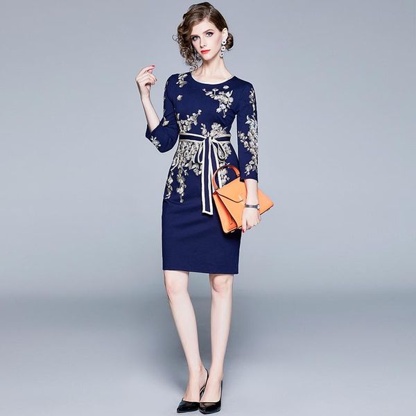 casual dresses womens autumn elegant vintage lace-up bow embroidery floral work office business party bodycon pencil dress vestidos, Black;gray
casual dresses womens autumn elegant vintage lace-up bow embroidery floral work office business party bodycon pencil dress vestidos, Black;gray