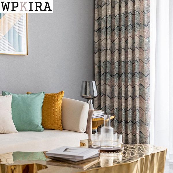 curtain & drapes modern textured curtains for living room wave striped drape printed cloth bedroom shade french window blinds s658#e
curtain & drapes modern textured curtains for living room wave striped drape printed cloth bedroom shade french window blinds s658#e
