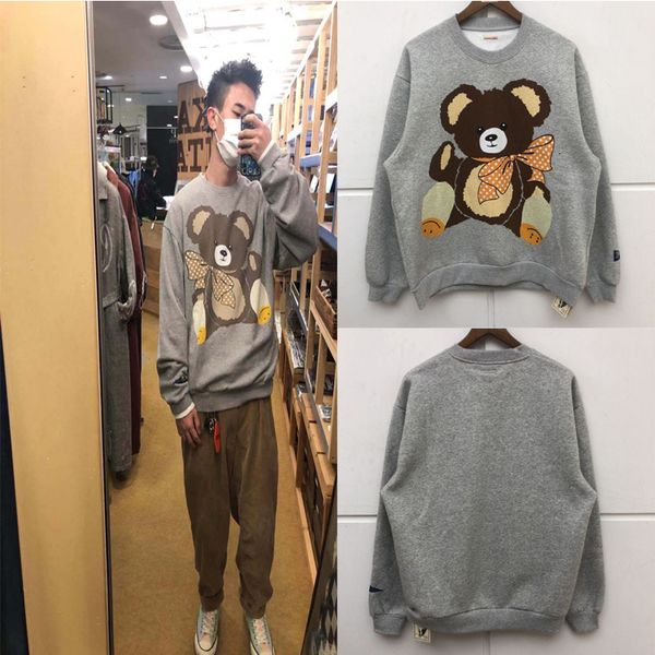2021 new kapital hoodie oversize urso tipo impresso camisolas cinza camisola das mulheres dos homens outono inverno casual velo pulver hoodi, Black
2021 new kapital hoodie oversize urso tipo impresso camisolas cinza camisola das mulheres dos homens outono inverno casual velo pulver hoodi, Black