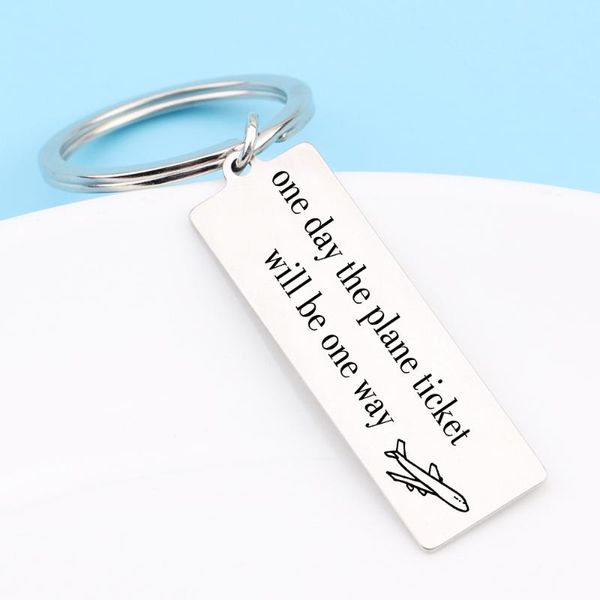 keychains one day the plane ticket will be way key chians gifts for family parents couples keyring tag lover's friends car, Silver
keychains one day the plane ticket will be way key chians gifts for family parents couples keyring tag lover's friends car, Silver