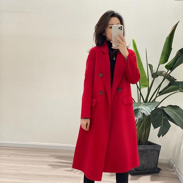 women's wool & blends factories spot cloth coat m same long water ripple the surface of doubles cashmere cultivate morality, Black
women's wool & blends factories spot cloth coat m same long water ripple the surface of doubles cashmere cultivate morality, Black
