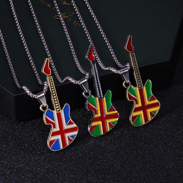 pendant necklaces men women guitar jewelry hip-hop punk personality rock music stainless steel chain necklace instrument, Silver
pendant necklaces men women guitar jewelry hip-hop punk personality rock music stainless steel chain necklace instrument, Silver