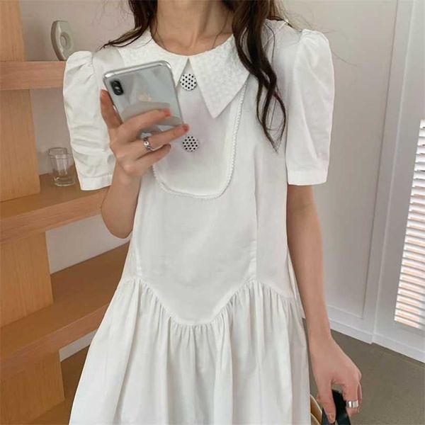 japanese style white oversize femme gentle sweet students summer loose princess solid chic mini dresses vestidos 210525, Black;gray
japanese style white oversize femme gentle sweet students summer loose princess solid chic mini dresses vestidos 210525, Black;gray