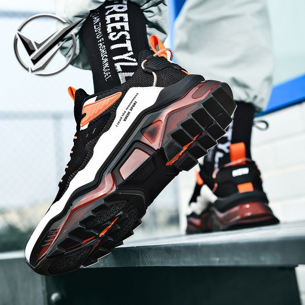 2021 summer new daddy korean men's breathable leisure sports net personality fashion shoes, Black
2021 summer new daddy korean men's breathable leisure sports net personality fashion shoes, Black