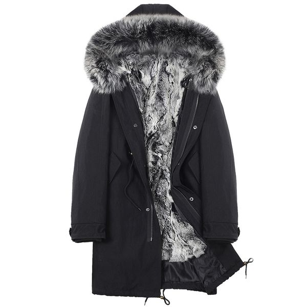 real rabbit fur jackets mens coat winter jacket with fur hood man clothes snow windbreakers hoodies thick overcoat super warm black
real rabbit fur jackets mens coat winter jacket with fur hood man clothes snow windbreakers hoodies thick overcoat super warm black