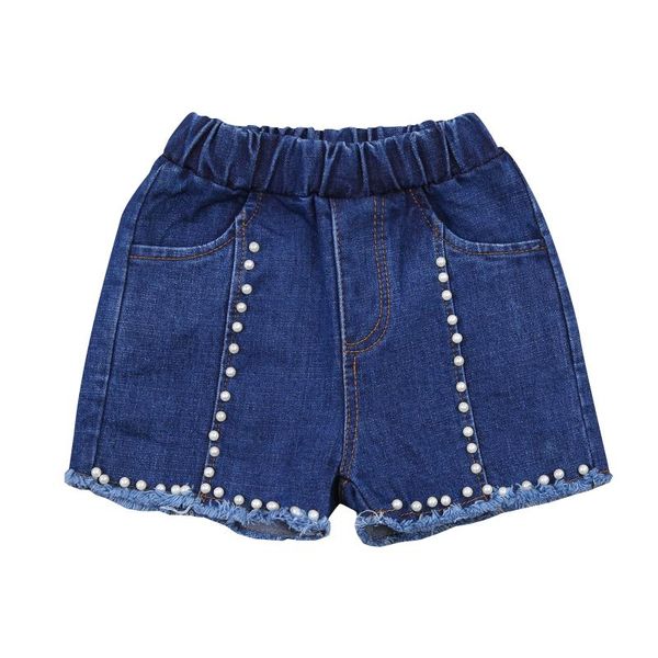 kids girl pants denim shorts side pockets decorative pearl beads rough selvedge bottoms jeans for spring summer, Black
kids girl pants denim shorts side pockets decorative pearl beads rough selvedge bottoms jeans for spring summer, Black